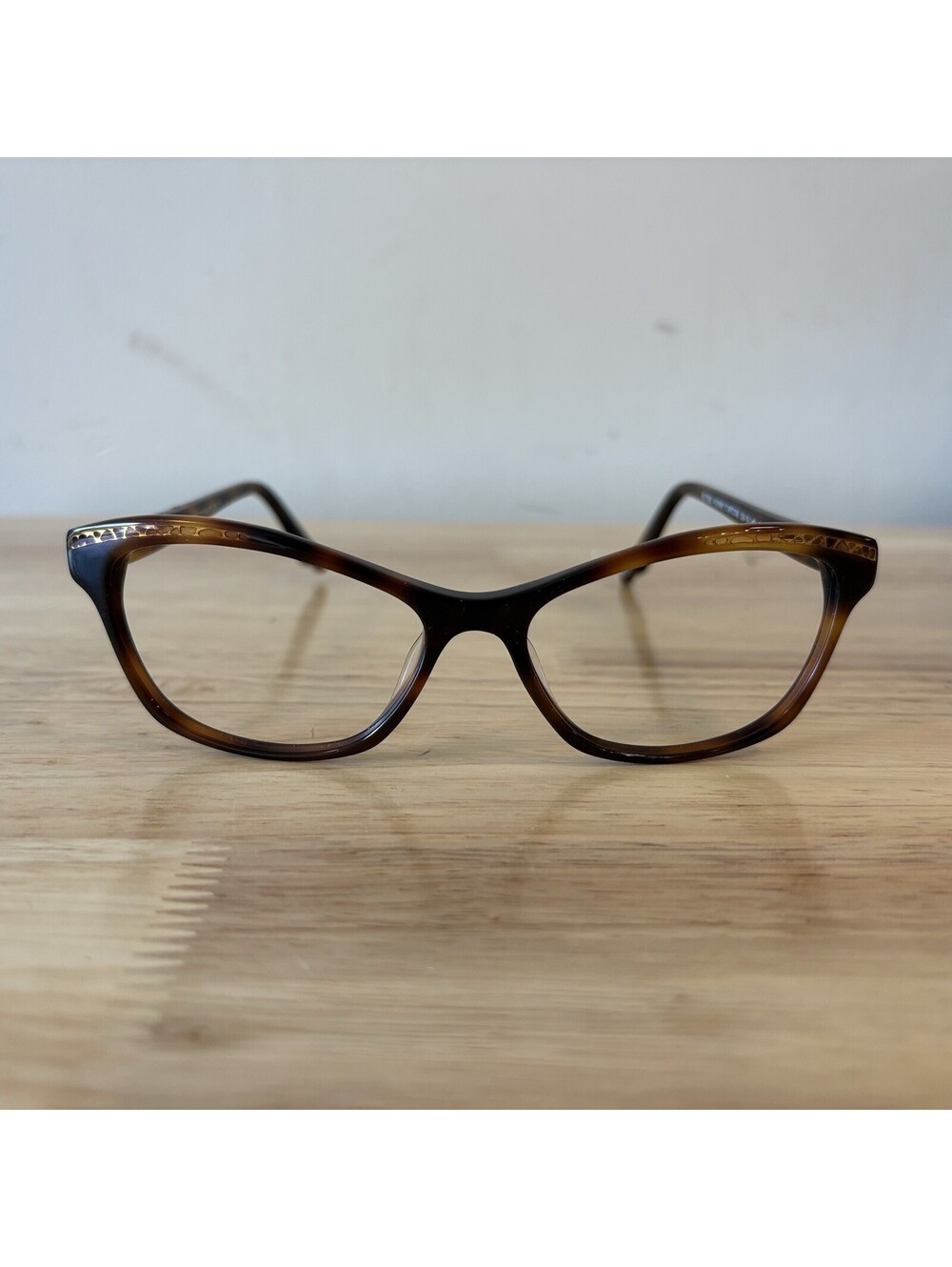 Kirkland Signature Tess Frames Only Honey Tortoise Gold Brown 53 15 140